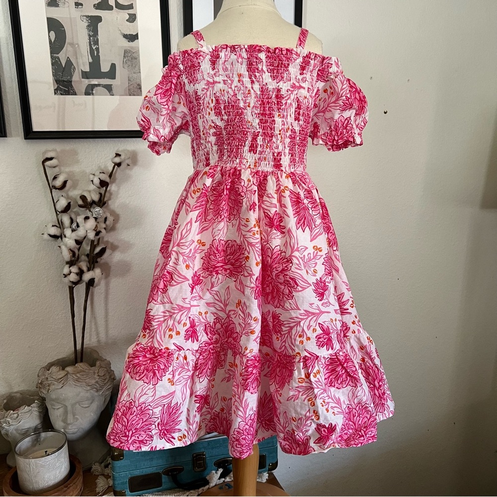Joie Girls Pink Floral Dress Size 8
